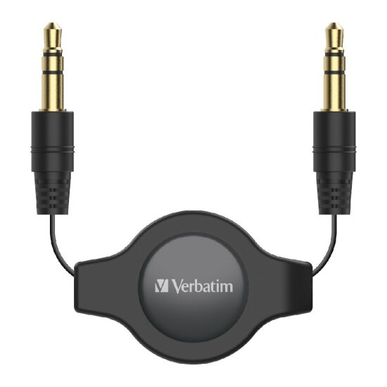Verbatim 3 5mm Aux Audio Cable Retractable 75cm Bl-preview.jpg